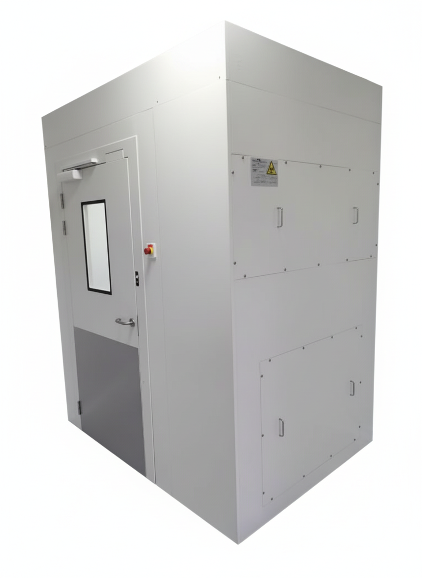 air shower cleanroom ISO class 5-8 decontamination personnel USA