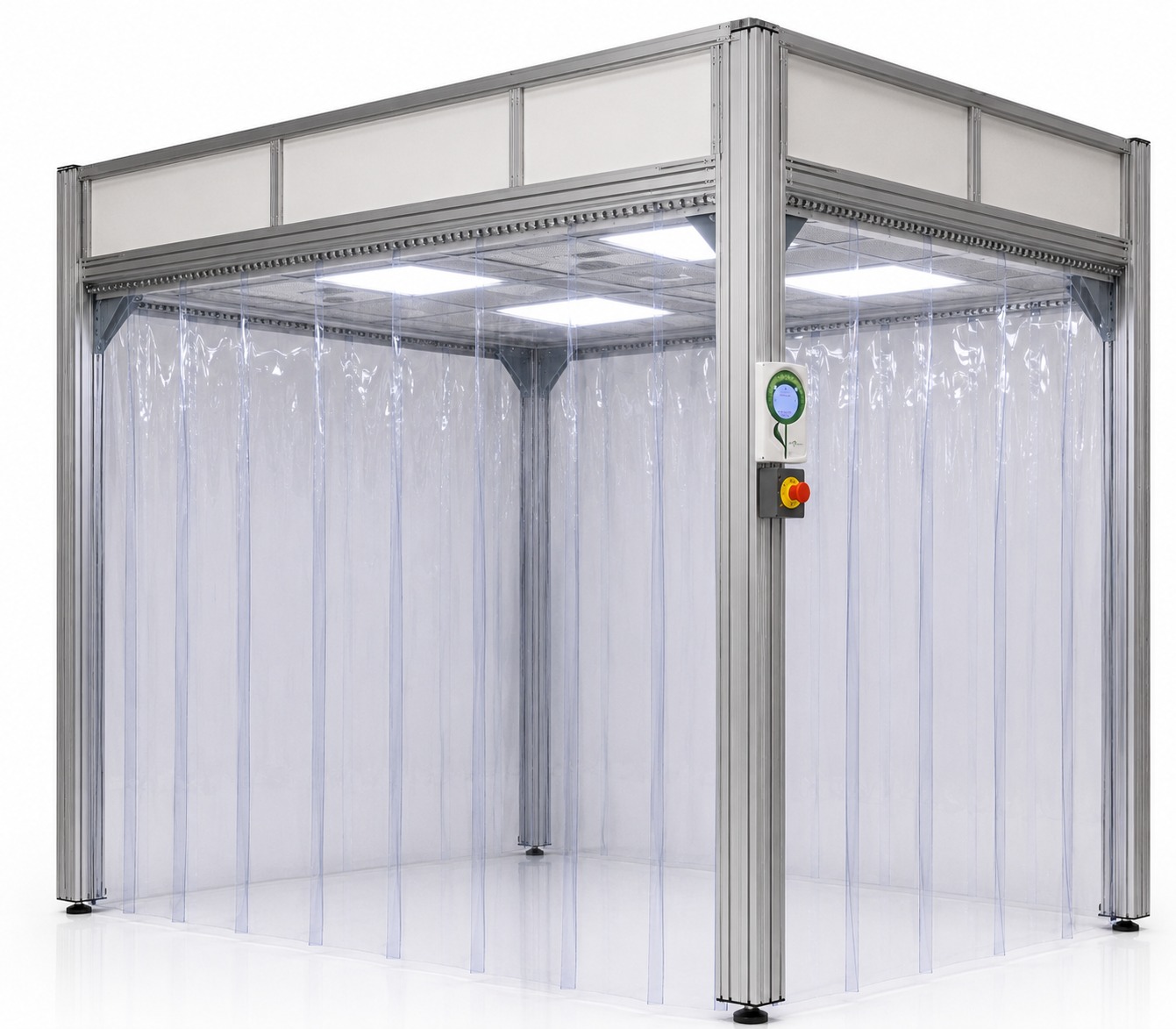 IPS modular cleanroom blowing ceiling soft walls ISO 14644 USA